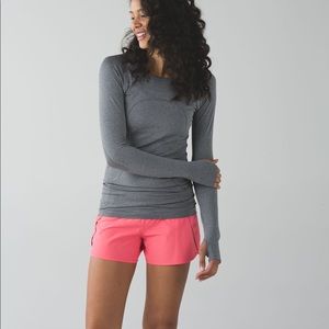 ***SOLD Lululemon pink run times short size 4